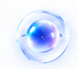 Abstract glowing sphere representing applied artificial intelligence