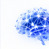 Abstract neural network brain visualization